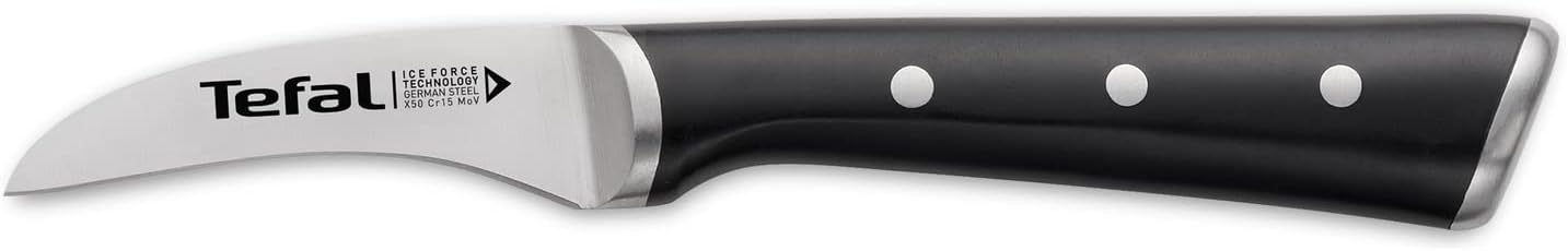 Tefal - Aiguiseur de couteaux Ice Force 3 étapes Rétractable - Noir