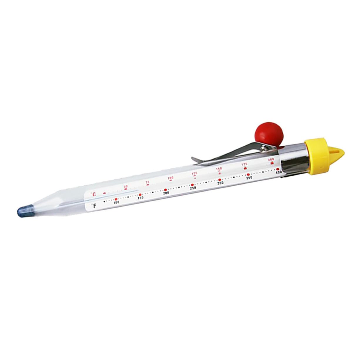 Thermomètre en Verre 20,5x2x2cm, pour Sirop, la Cuisine, Bonbons