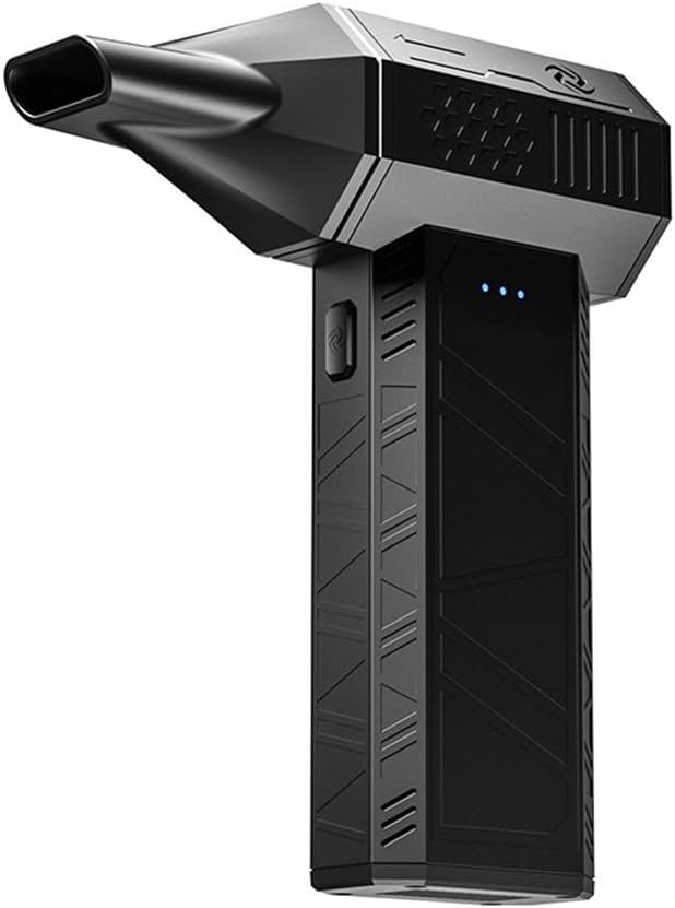 Ventilateur turbo portable X3 pour mini souffleur d'air électrique avec moteur de 110 000 tr/min, plumeau sans fil de 2500 mAh pour nettoyage électronique et déneigement de voiture, 3 réglages de