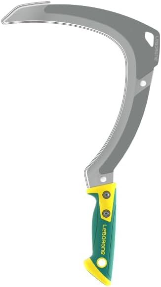 Leborgne Faucille Herbe Droite 45 cm Lame Inox PTFE Poignée Duopro