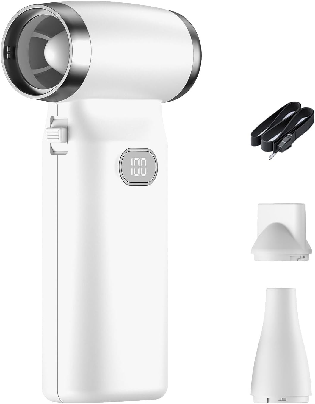 Souffleur de poussière électrique à Batterie Rechargeable pour claviers, Nettoyage intérieur de Voiture, dépoussiéreurs d ' air portatifs avec écran LCD, Ventilateur de soufflage d ' air