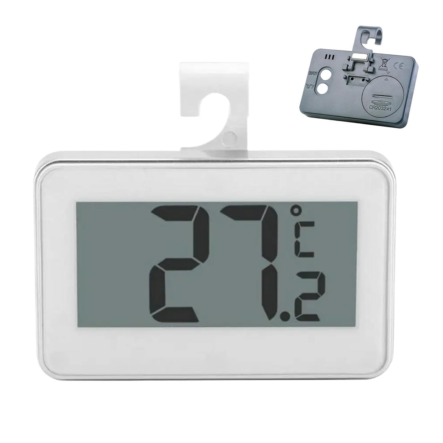 Thermomètre Numérique pour Réfrigérateur Accessoires Frigo avec Écran LCD
