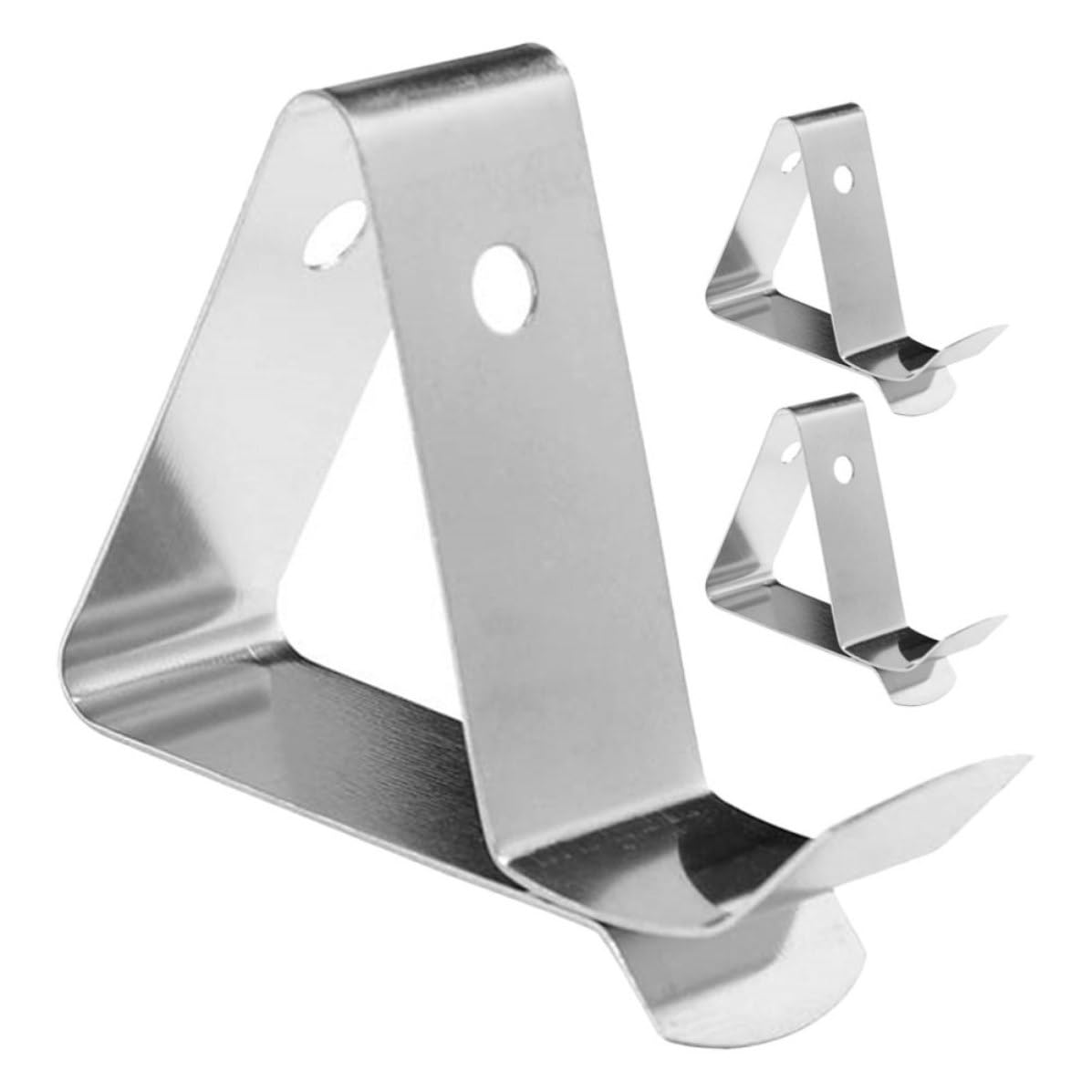 ARTIBETTER Pince pour Thermomètre Design Compact Argenté 3 Pièces en Acier Inoxydable 304 Adaptée pour Sonde de 3,8mm, Cuisine et Pâtisserie