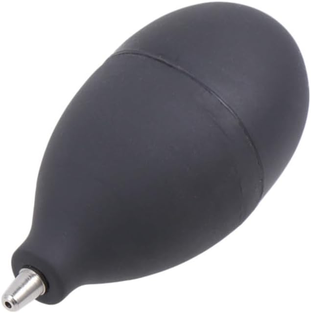 Noir Souffleur Ovale sans Électricité, Nettoyage Précis en Caoutchouc