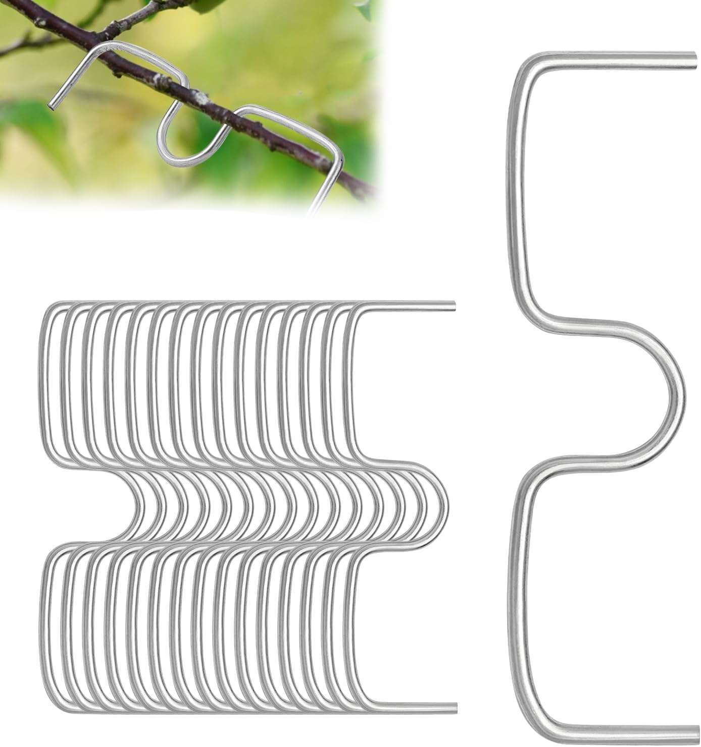 Lot de 95 pinces à branches pour arbres fruitiers - 8 cm
