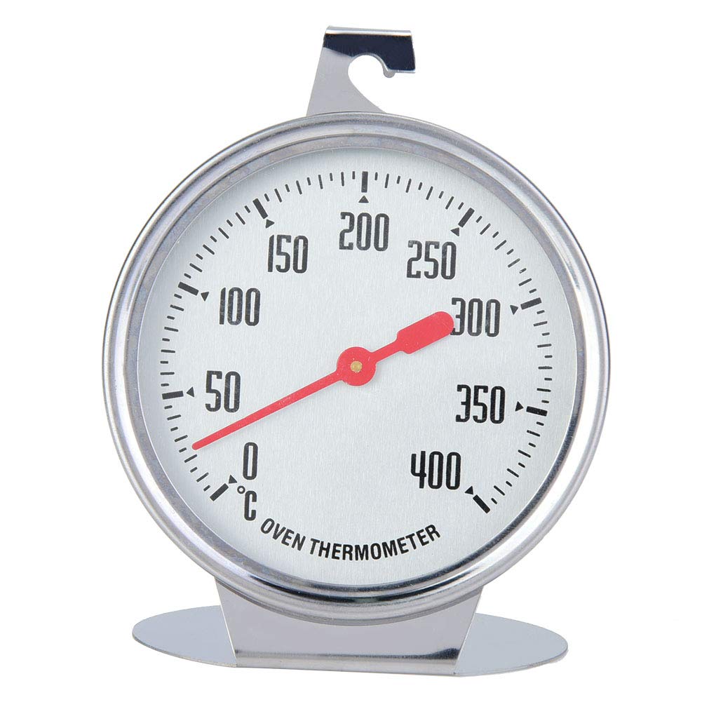 Thermomètres de Four, Thermomètre de Four à Cadran en Acier Inoxydable Grand Calibre Cuisine Cuisson Stands Seuls Thermomètres en Acier Durable pour la Cuisson au Barbecue