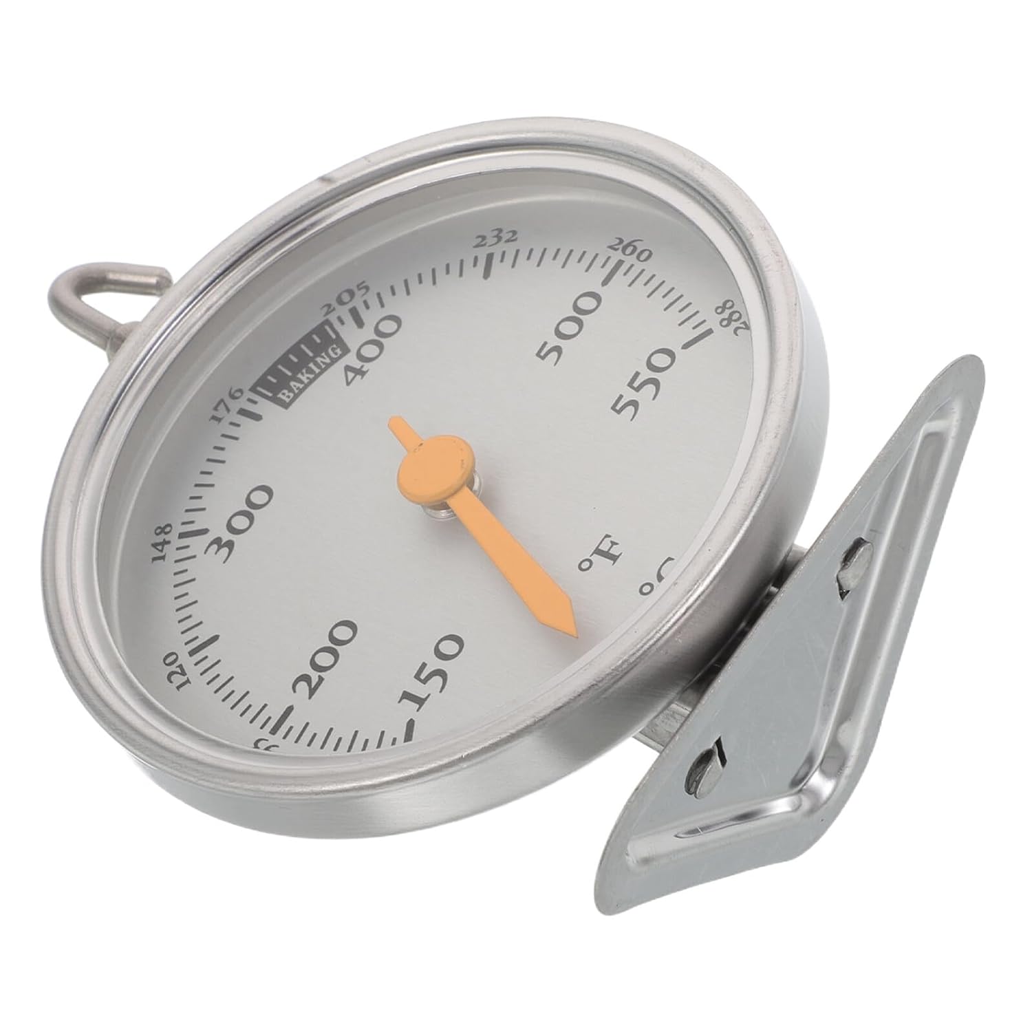 UKCOCO Thermomètre de Four en Acier Inoxydable 65-288°C Lecture Instantanée Précision Professionnelle Thermomètre Cuisine pour Cuisson Pâtisserie et Rôtissage Accessoires