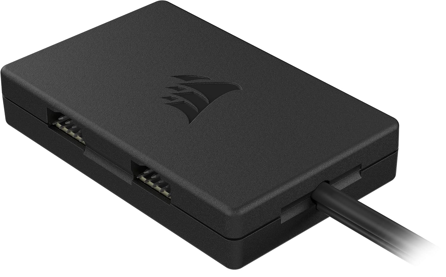 Corsair USB 2.0 Hub Interne à 4 Ports - 4 Ports USB 2.0 à 9 Broches - Installation Magnétique Facile - Compatible avec la Plupart des Cartes mères Intel et AMD - Noir
