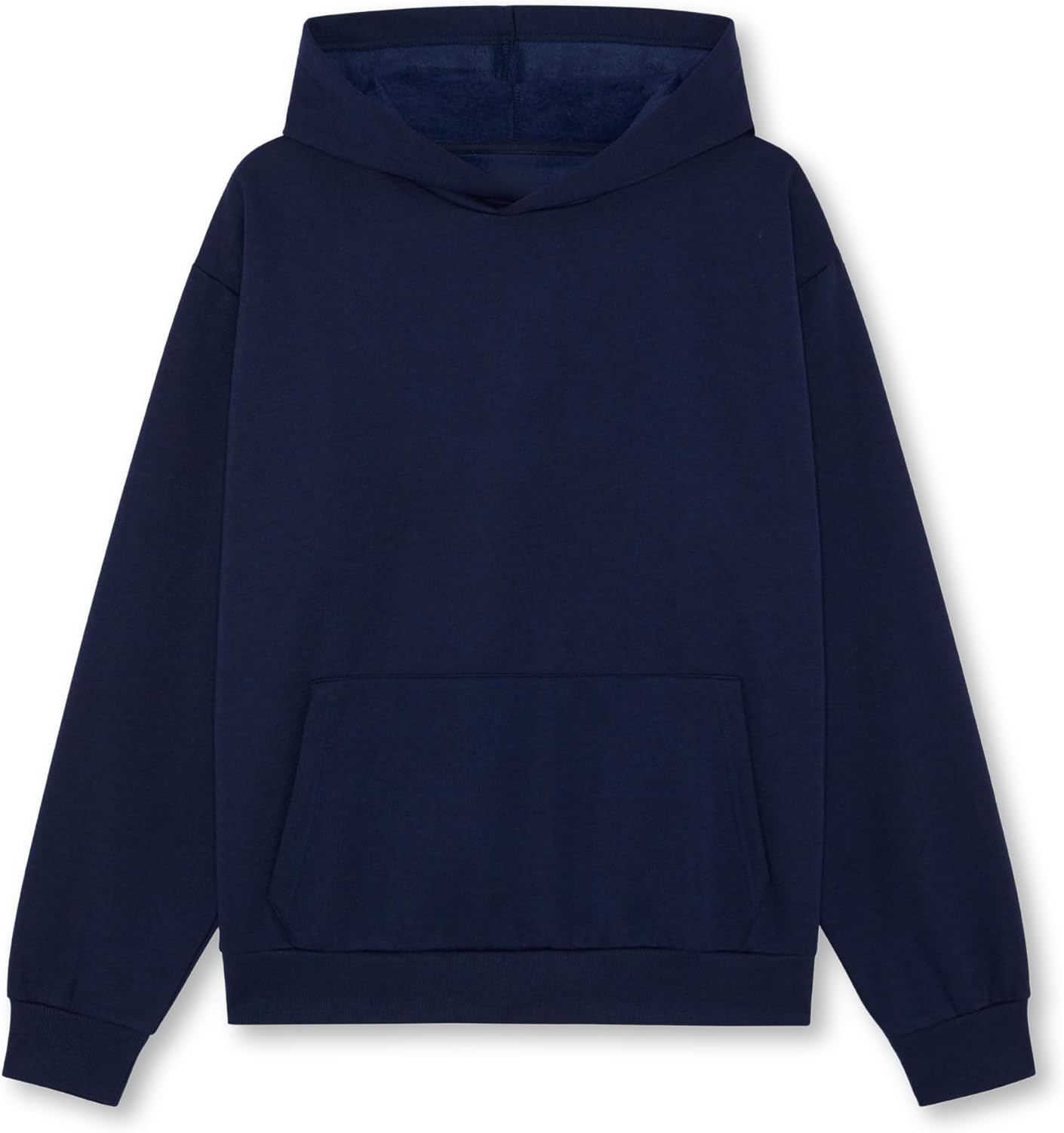 FM London Hoodie pour Homme, Sweat à Capuche pour Homme Essentials Légèrement Oversize, Texture Épaisse, en Coton Mélangé Respirant