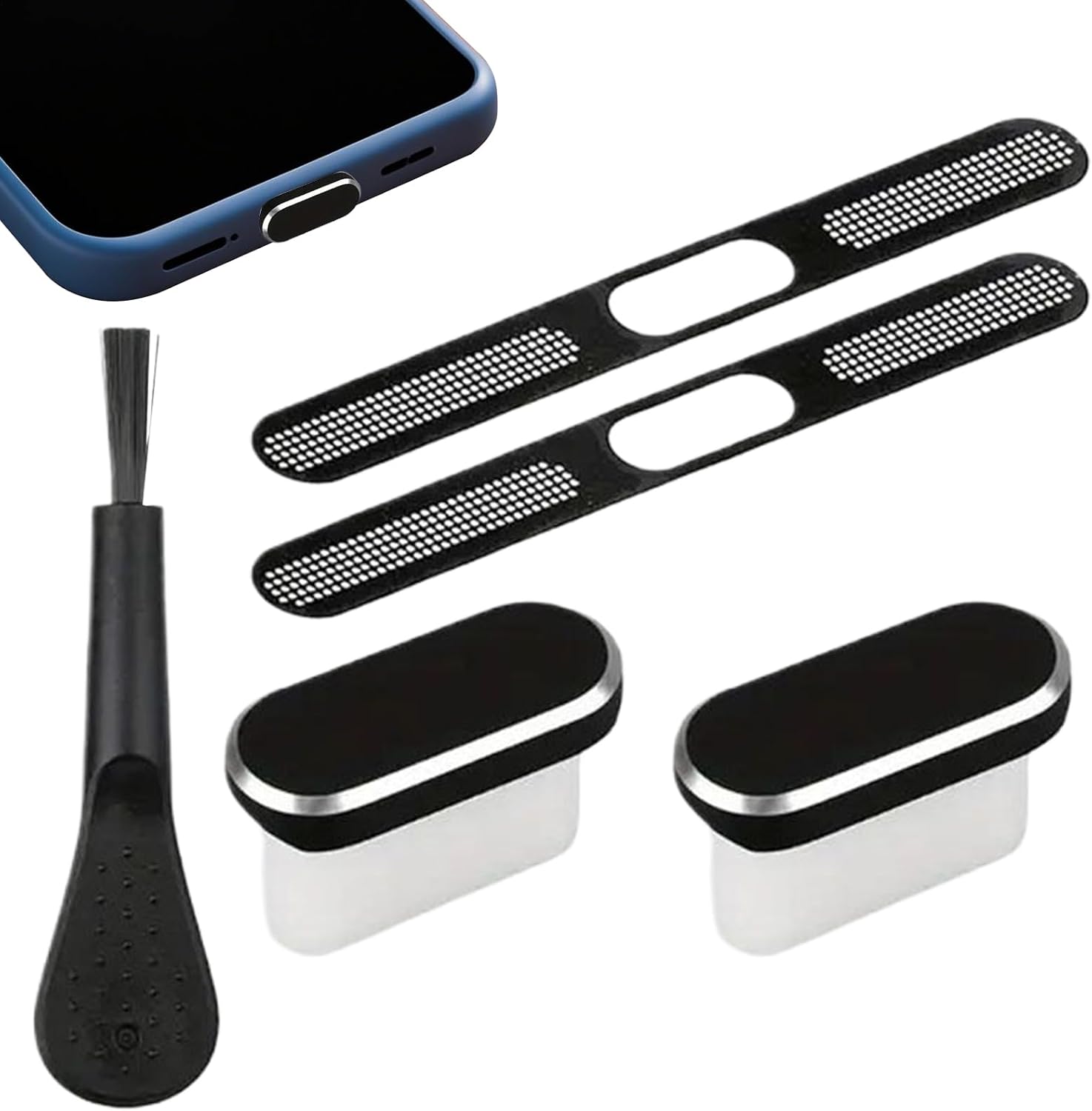 Cache Anti-Poussière Téléphone Kit Protecteur Souple De Nettoyage Pour