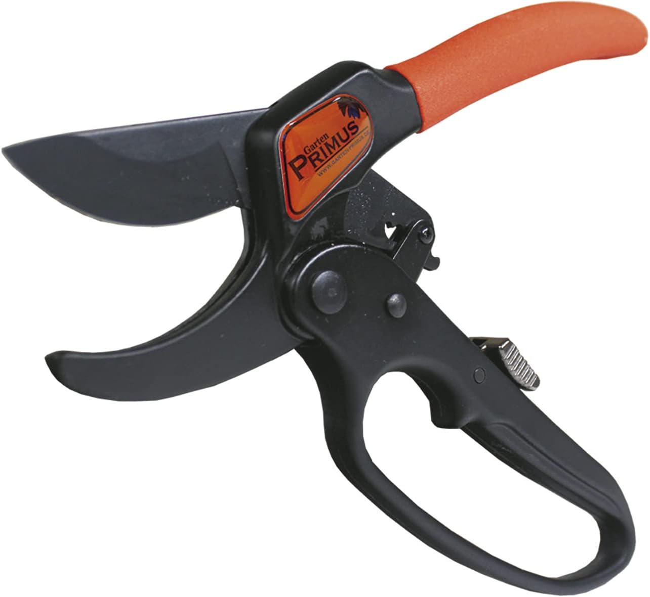 Jardin Primus Sécateur de Jardin/Noir/Orange, 25 x 7,9 x 2,1 cm, 01010