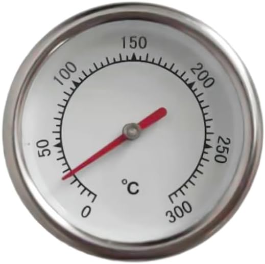 Thermomètre de four pointeur en métal, jauge de cuisine en acier inoxydable, pour lecture rapide pour cadran, pour la cuisson, le grill, la cuisson pour les sessions