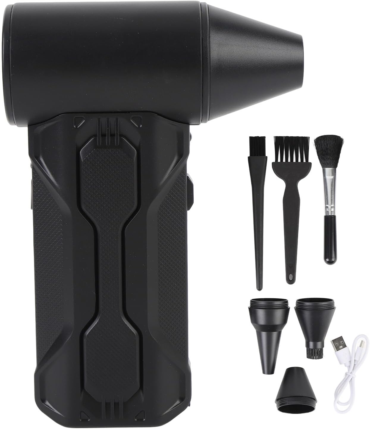 Electric Air Duster 160 000 tr/min - Jet sans fil - 3 vitesses réglables - Réutilisable pour le nettoyage des claviers, de l'électronique, de la maison, du bureau et de la voiture - Avec batterie