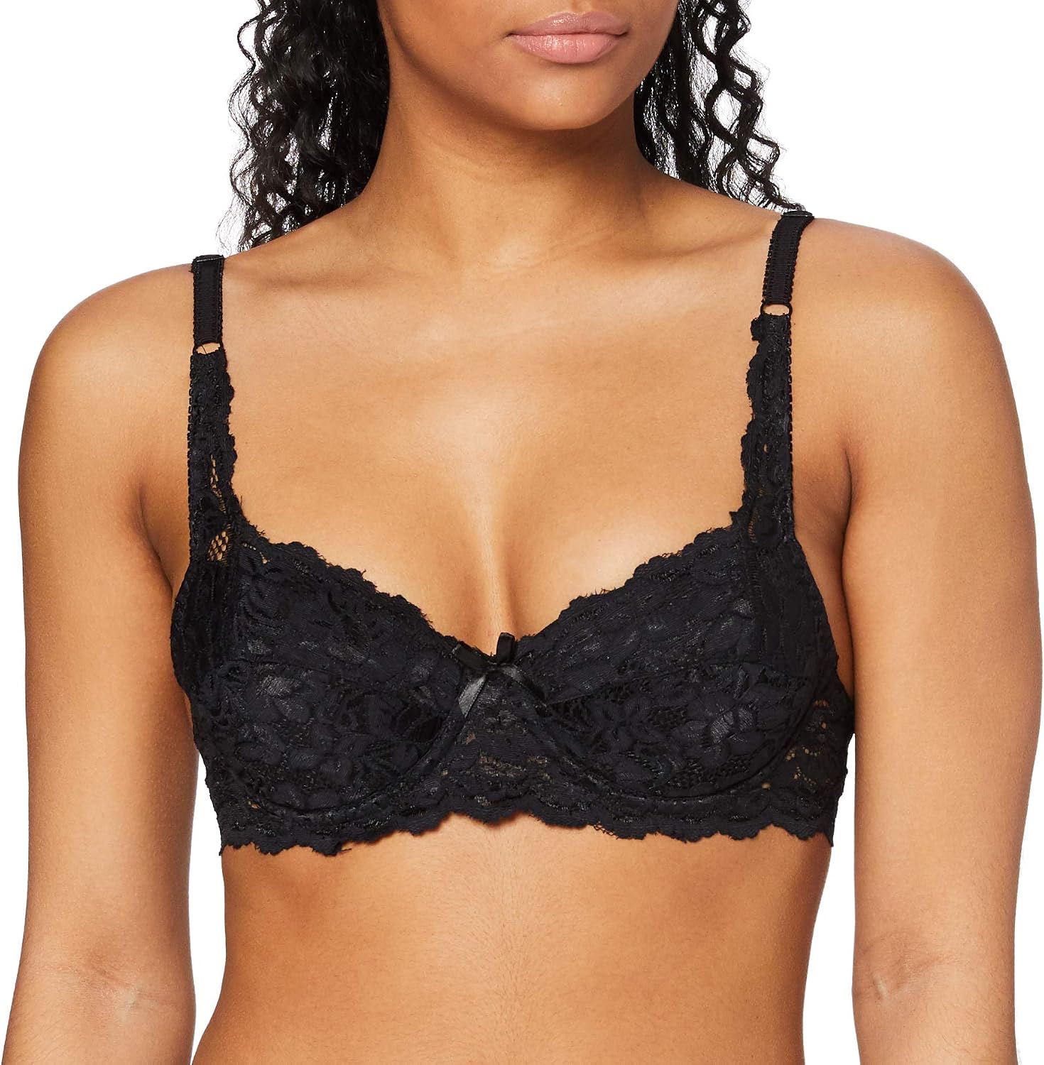 FM London Soutien-gorge push-up en dentelle pour femme – Rembourré, à armatures, emboîtant