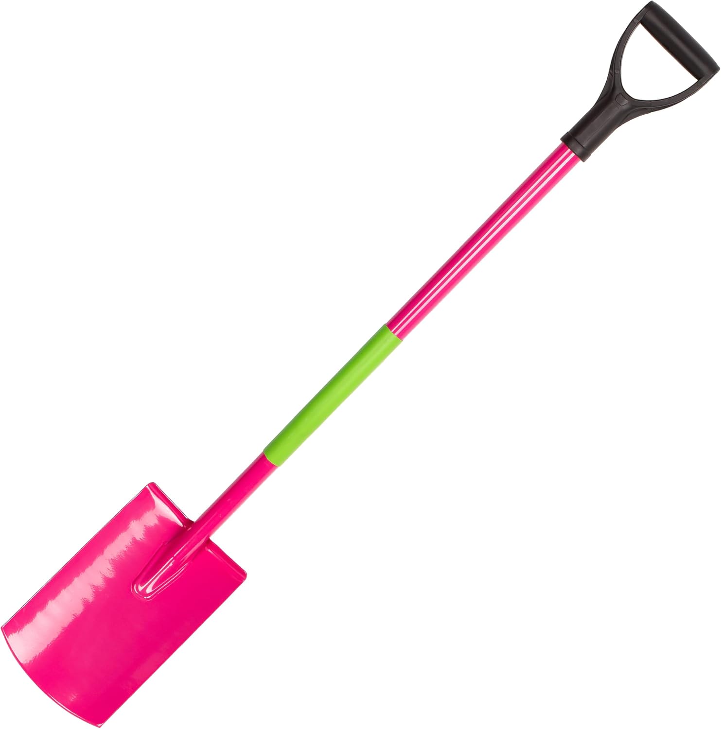 Mivos Lot de 2 bêches de Jardin en Acier au Bore trempé - 115 cm - Bêche Pointue et Pelle Ronde pour Femme - avec Manche Ergonomique et poignée en D - Bêche pour Femme avec Large Bord de Marche