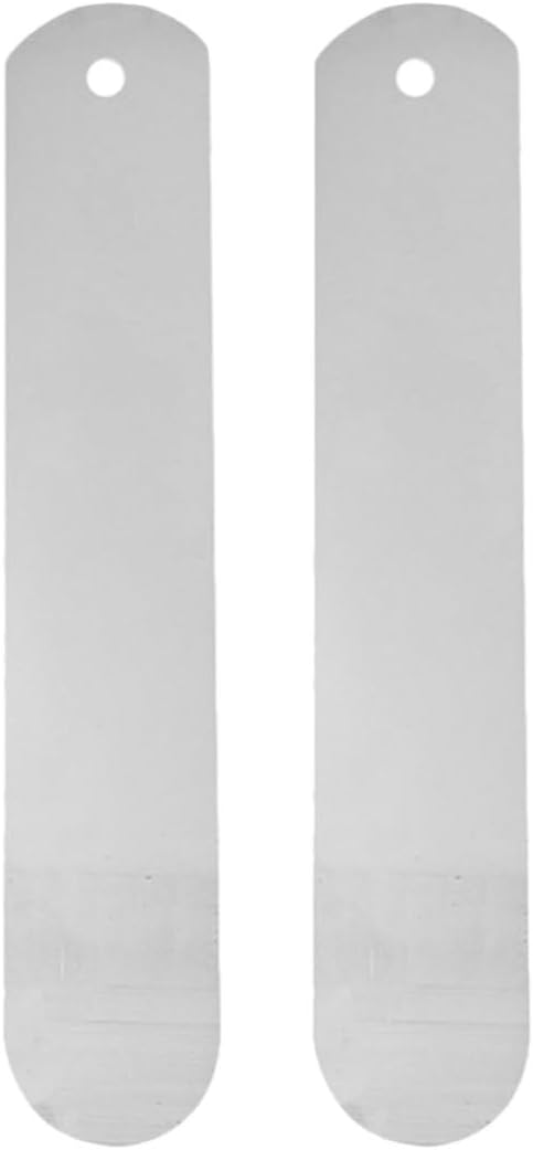 Fenical 2 Pièces Panneau D'affichage pour Chaussettes en Aluminium Blanc, Doublures de Chaussettes Maintien de Forme, Compatible Toutes Tailles, pour Organisation et Rangement