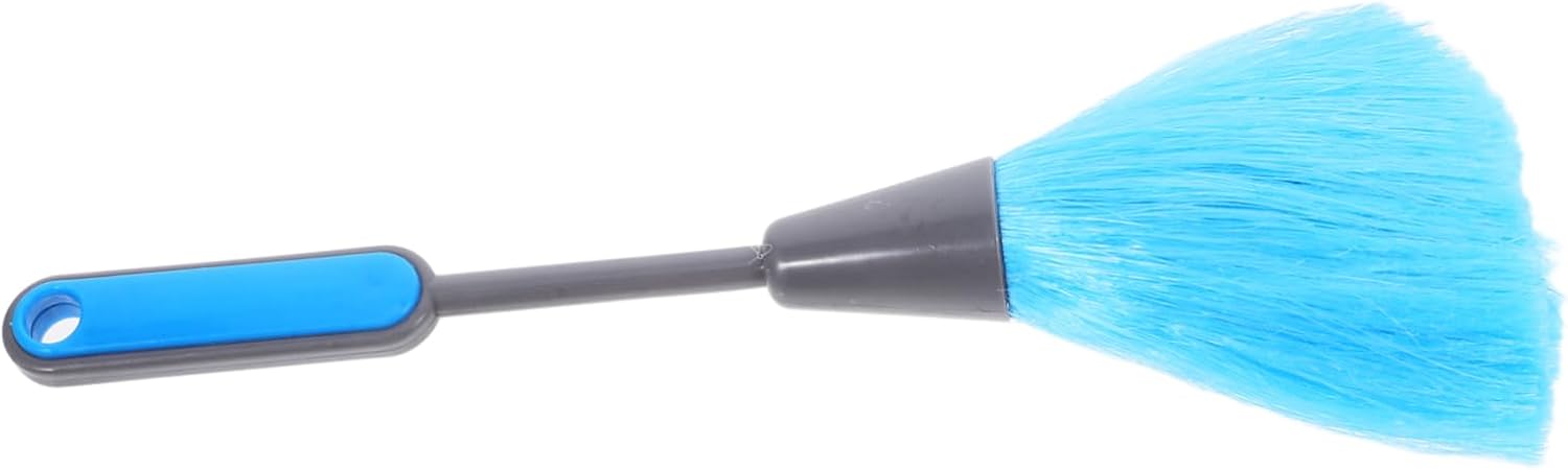 Amosfun Brosse de Nettoyage Clavier Ordinateur Manche Bicolore en PP Léger et Solide pour Bureau et Maison, Outil Élégant et Moderne Anti-poussière pour Électronique