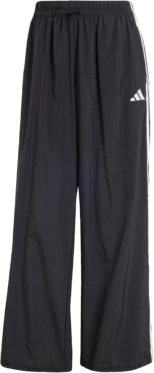 adidas Women's Pantalon Parachute Toile 3 Bandes Lifestyle Essentials