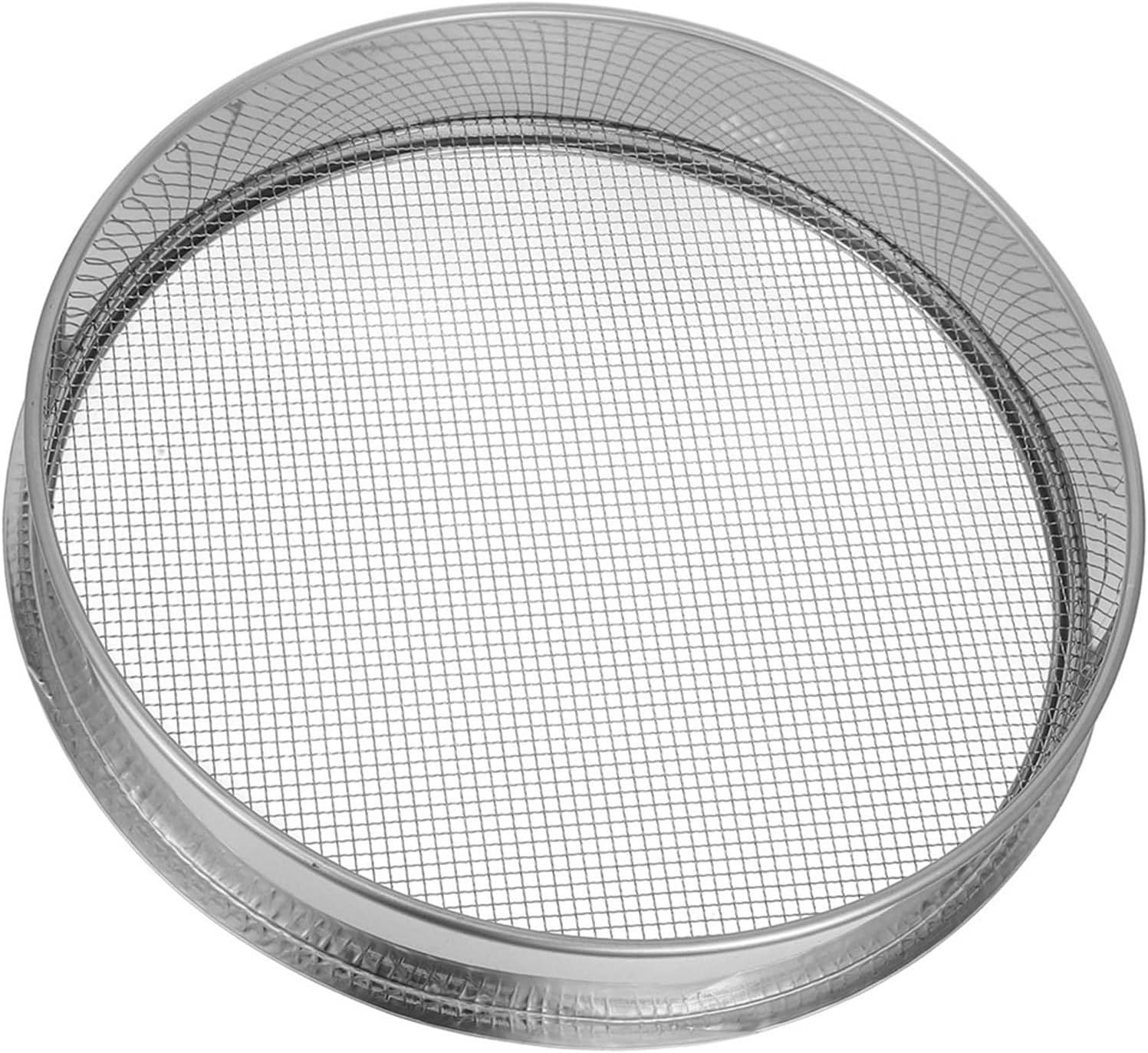 Tamis à Terre de Jardin 35cm, Acier Inoxydable, Maille 4mm