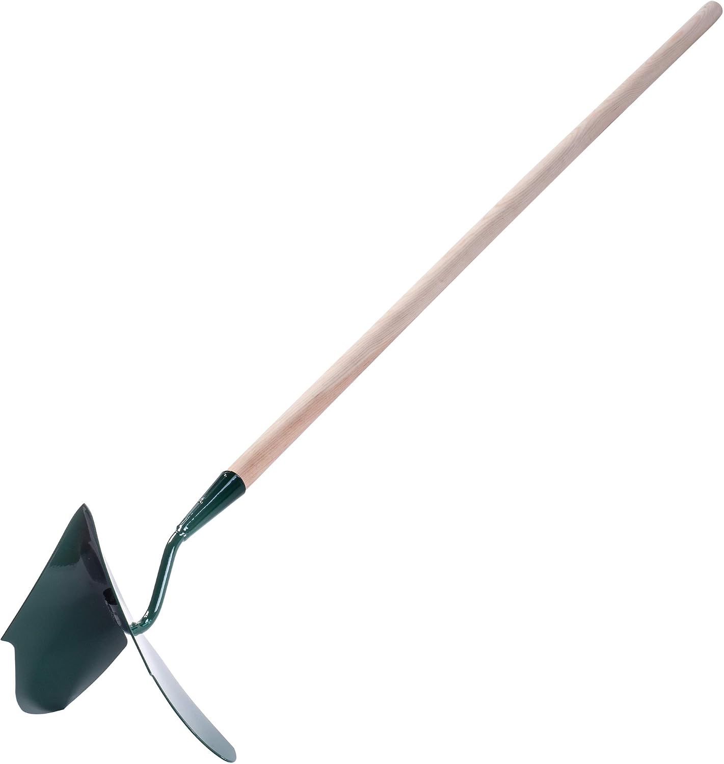 KADAX Botteuse, Botteuse en Acier, Cultivateur avec Manche en Bois, Charrue à Main, Soc de charrue, Botteuse de Pommes de Terre, Outil de Jardin pour buttage de Pommes de Terre et légumes