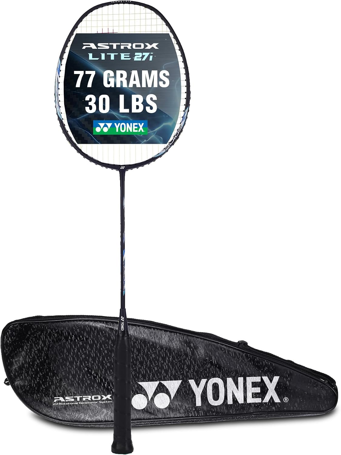 YONEX Astrox Lite Series Raquette de Badminton Graphite (G4, 77 g, Tension de 13,6 kg)