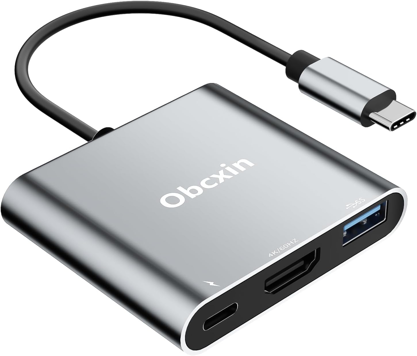 Hub USB C 8-in-2, Adaptador USB C avec USB 3.0, 2X USB 2.0, Jack 3.5mm, Lecteur SD/TF, Double USB-C/USB-A, Station d'accueil Aluminium pour MacBook Pro/Air, iPad Pro, Surface Pro