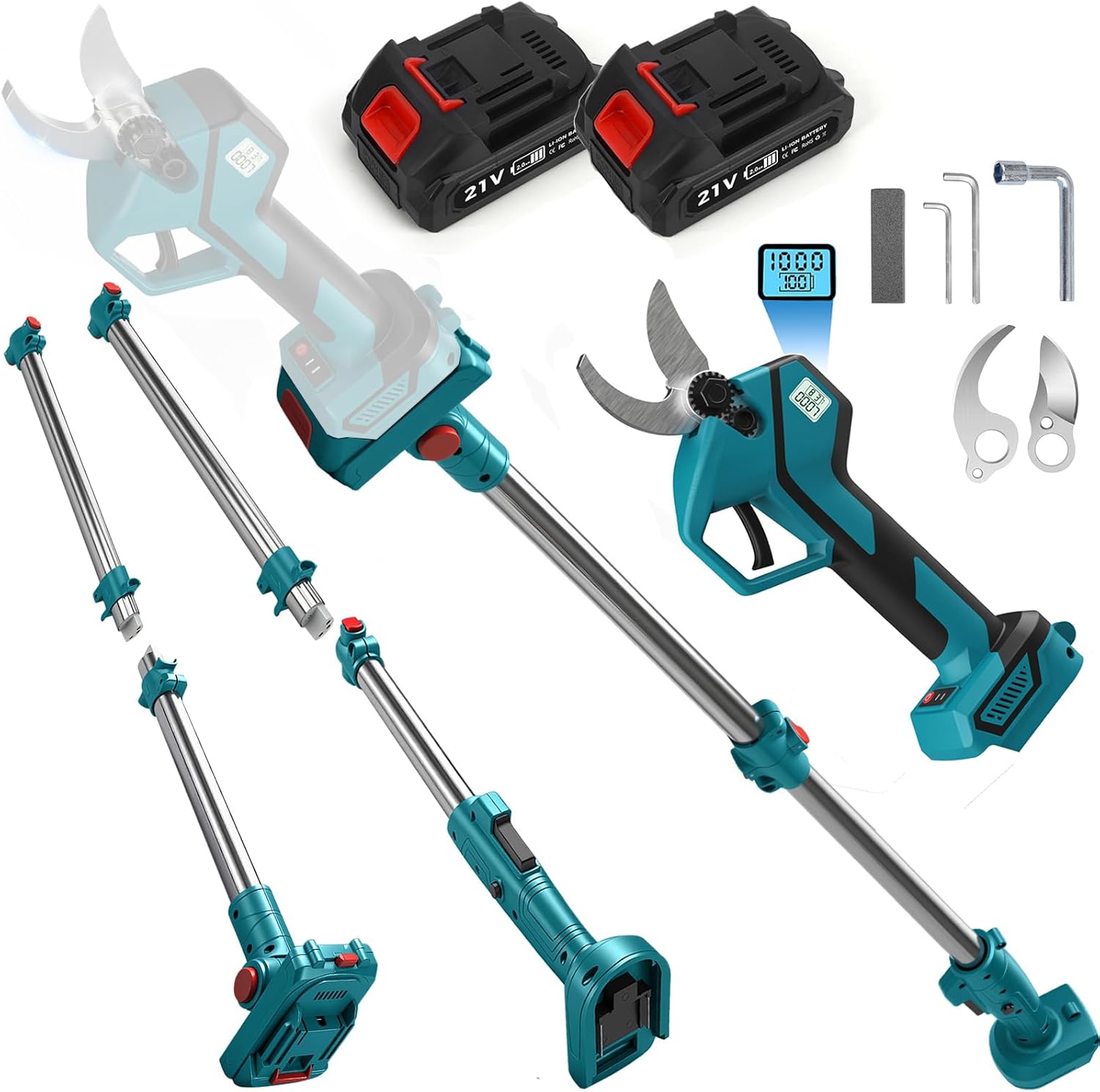 Sécateur télescopique sans fil télescopique pour Makita 18V (sans batterie