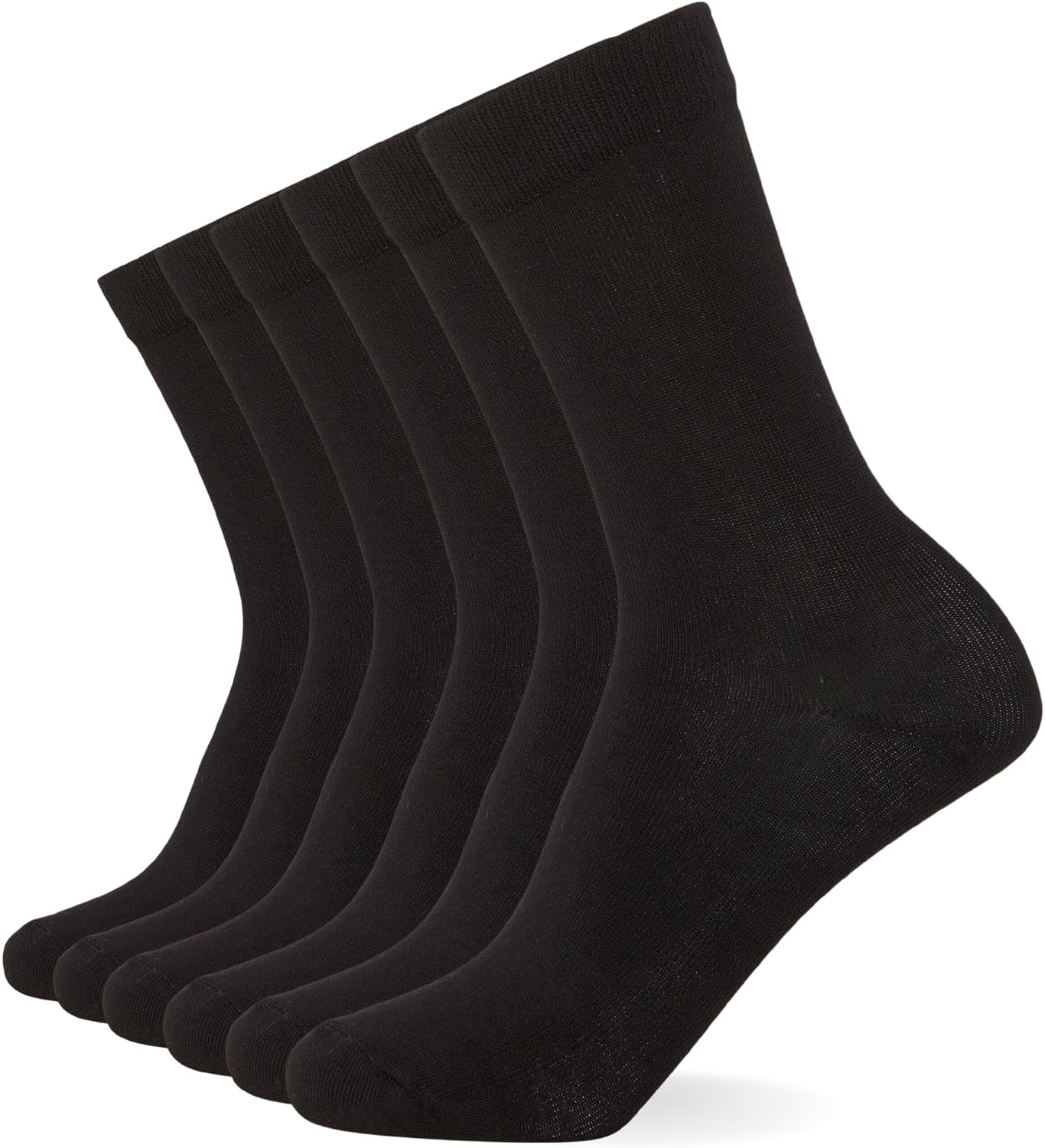 FM London lot de 6 Chaussettes femme bambou