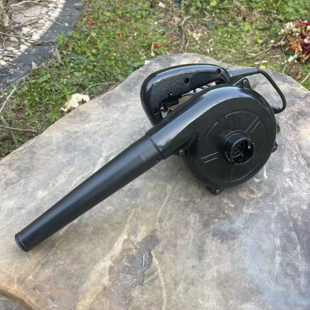 Souffleur industriel à double usage et aspirateur pour collecte de poussière, souffleur électrique avec fonction d'aspiration pour nettoyage d'atelier, noir