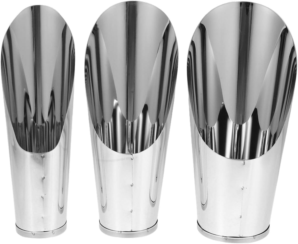 Toddmomy 3 pièces Pelle à terre Bonsaï : acier inoxydable Bonsaï Pelle de sol Outil de jardin Pelle Gobelet Passoire pour plante d'intérieur