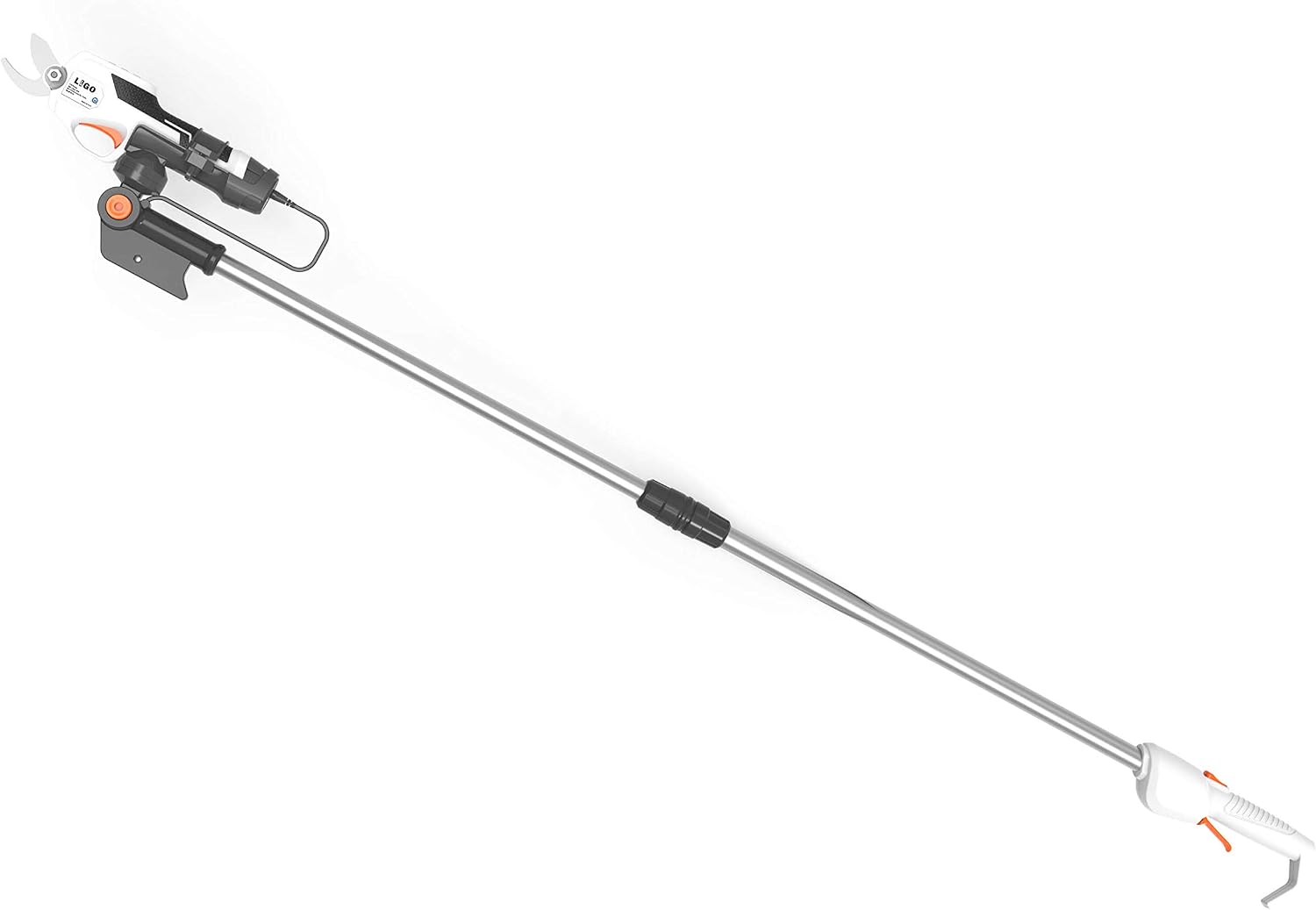 LIGO Sécateur de Jardin électrique télescopique sans Fil, avec Batterie Rechargeable intégrée et poignée Extensible, pour Branches, Bordures de pelouse, etc., diamètre de Coupe Max de 25 mm