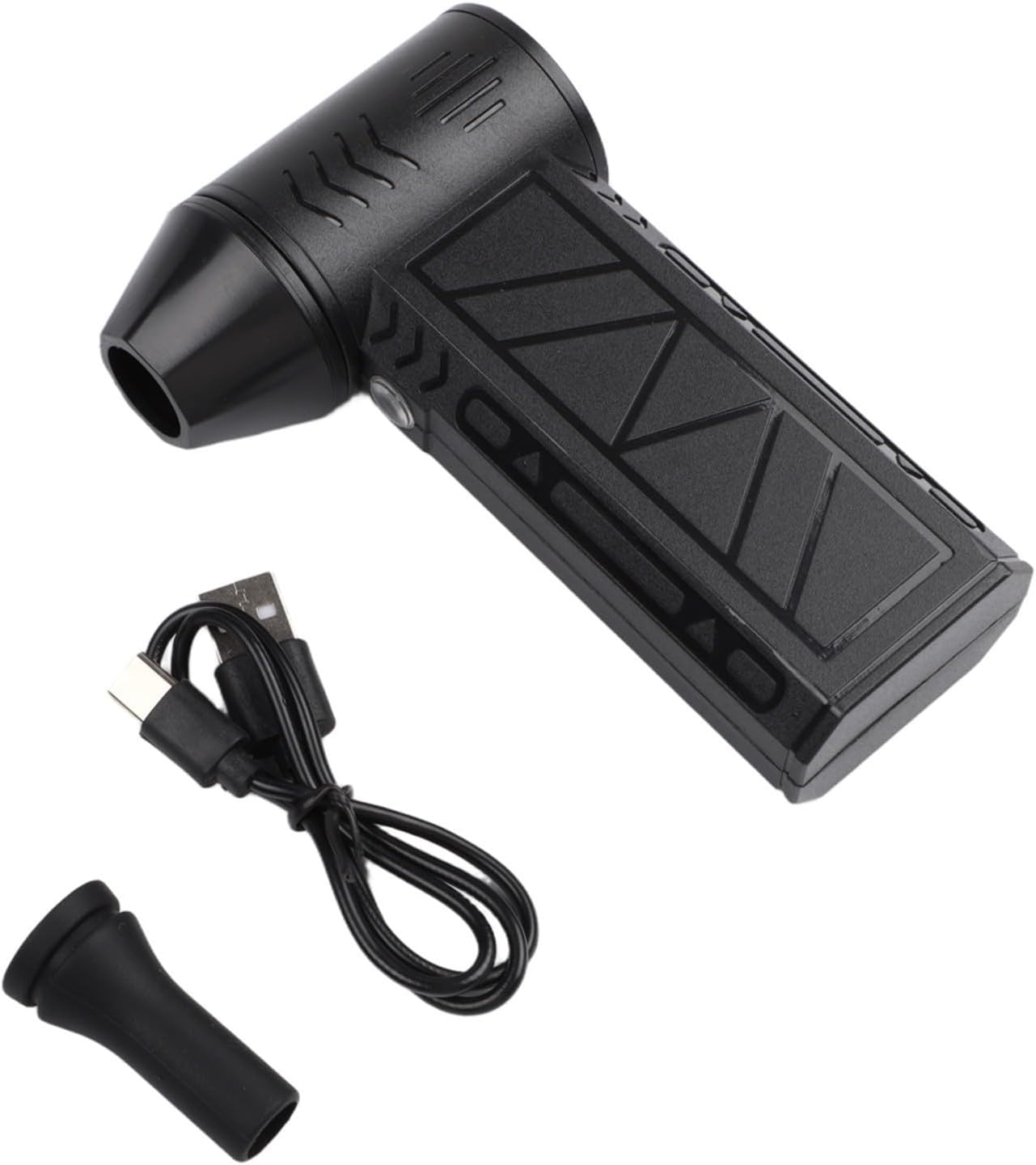 Souffleur d'air sans fil 130 000 tr/min - Sans balais - Pour souffleur de poussière électrique puissant - ABS - Léger et portable - Kit de nettoyage pour PC - Pour clavier et voiture - 5000 mAh