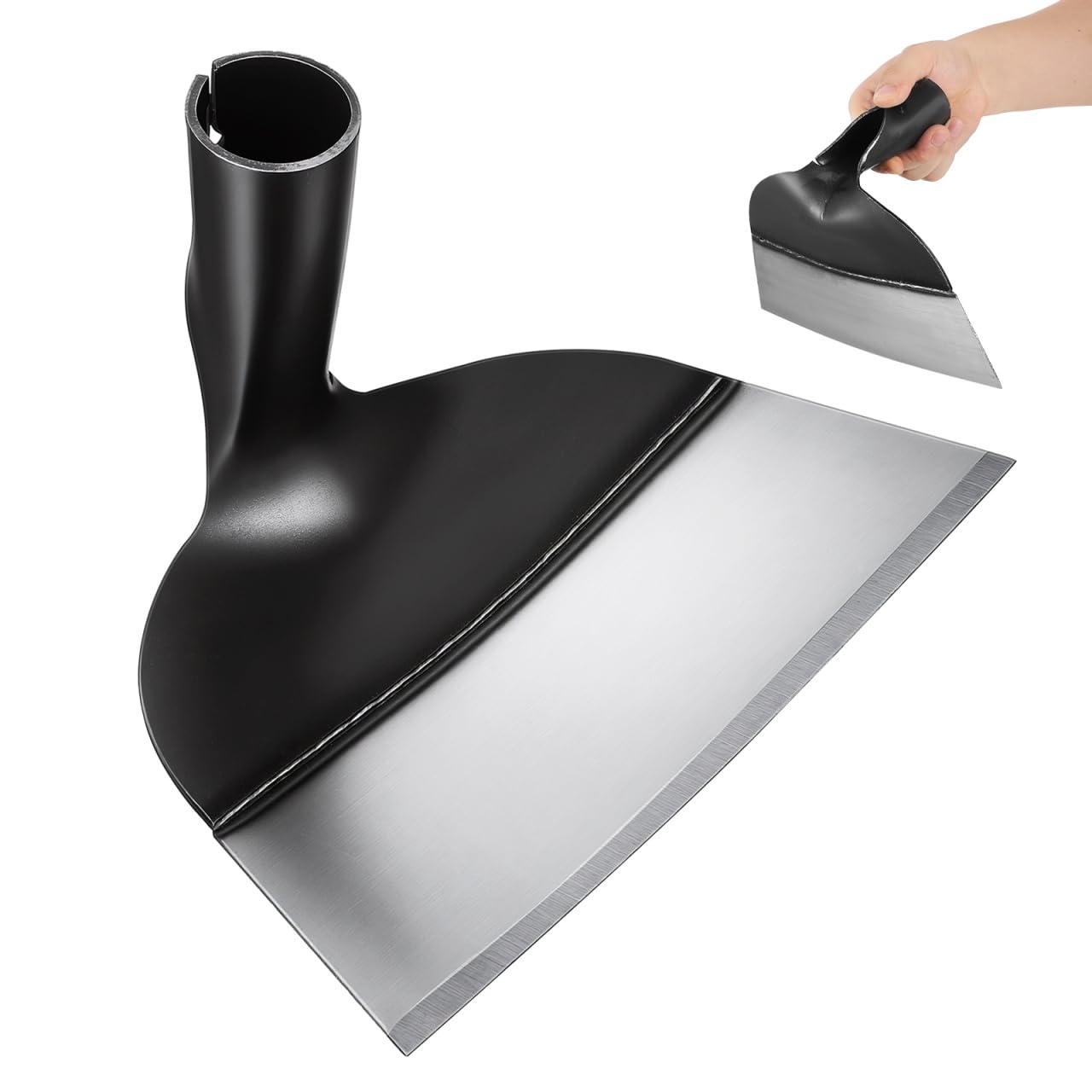 Houe de Jardin en Acier 23,5 cm, Tête de Binage et Désherbage sans Manche