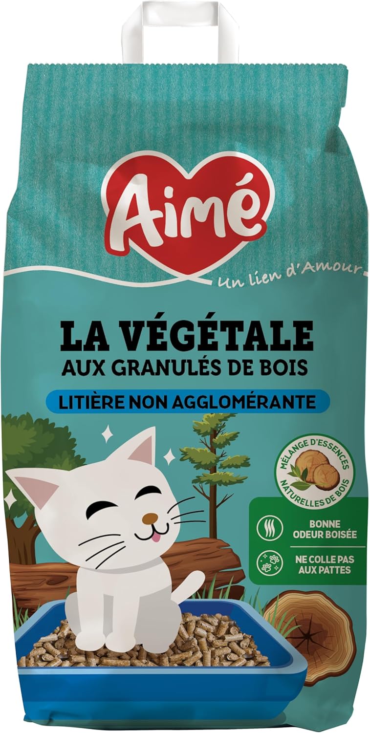 Aimé - Litière pour Chat 10L - Ultra Absorbante