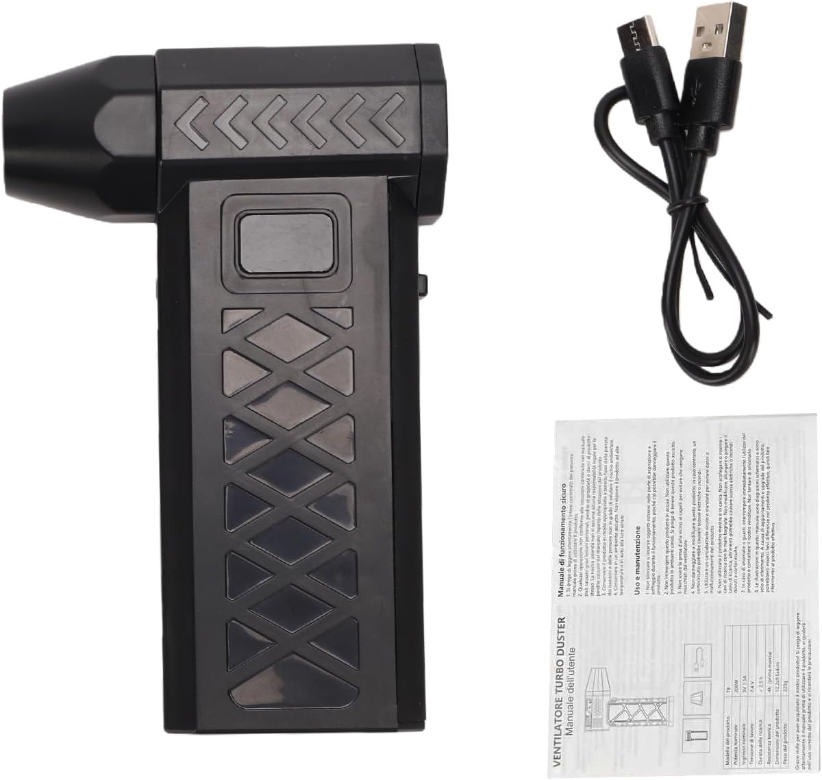 Tnfeeon Plumeau à Air comprimé, Plumeau à Air comprimé, Batterie Rechargeable, Nettoyage à Grande Vitesse, Puissance pour Clavier, Appareils électriques, Nettoyage d'articles Gonflants, Séchage