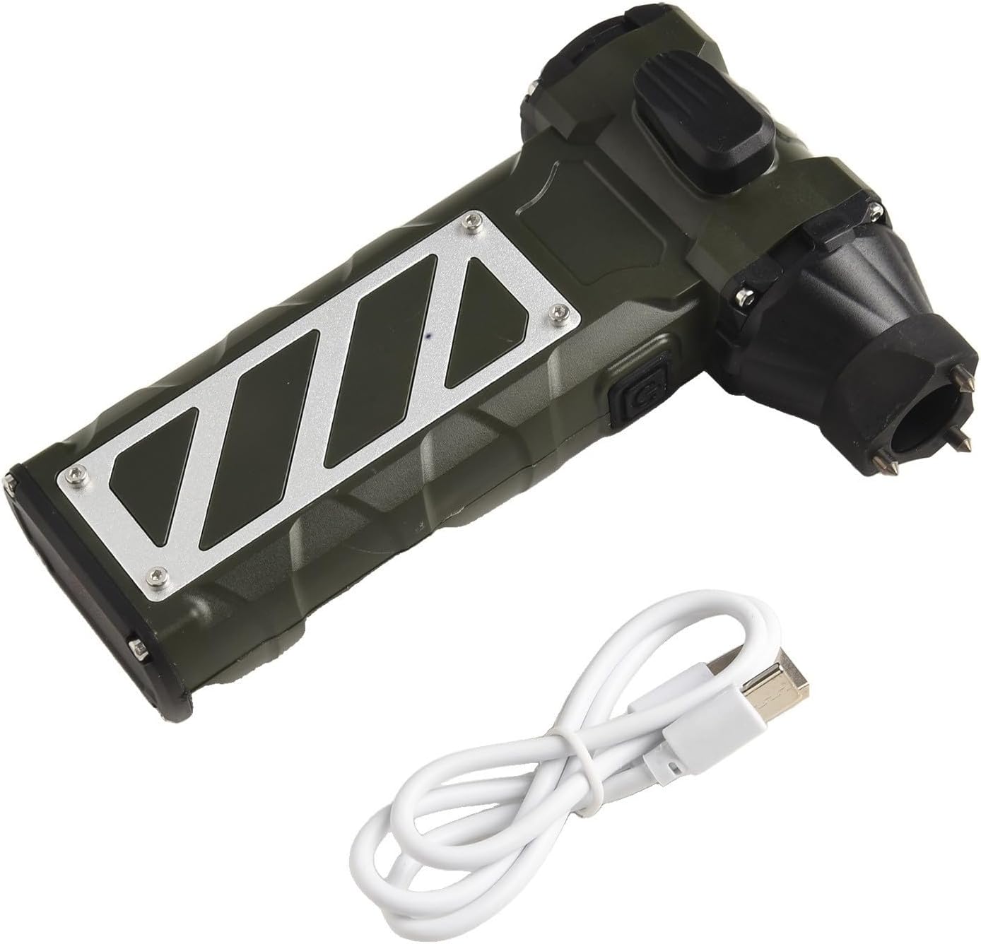 DAZZLEEX Ventilateur turbo 110 000 tr/min pour nettoyage de clavier de voiture, bureau, dépoussiérage portable avec protection contre la surchauffe, vert (vert)