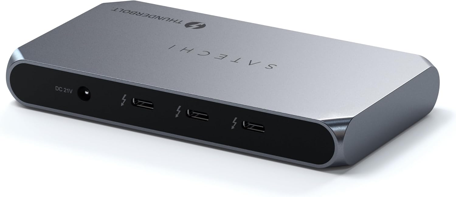 SATECHI Station d'Accueil 6 en 1 Slim Hub Pro, Thunderbolt 4, PD 96W