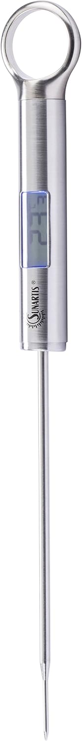 me550 Thermomètre, Acier Inoxydable, 23,5 x 3 x 1,5 cm