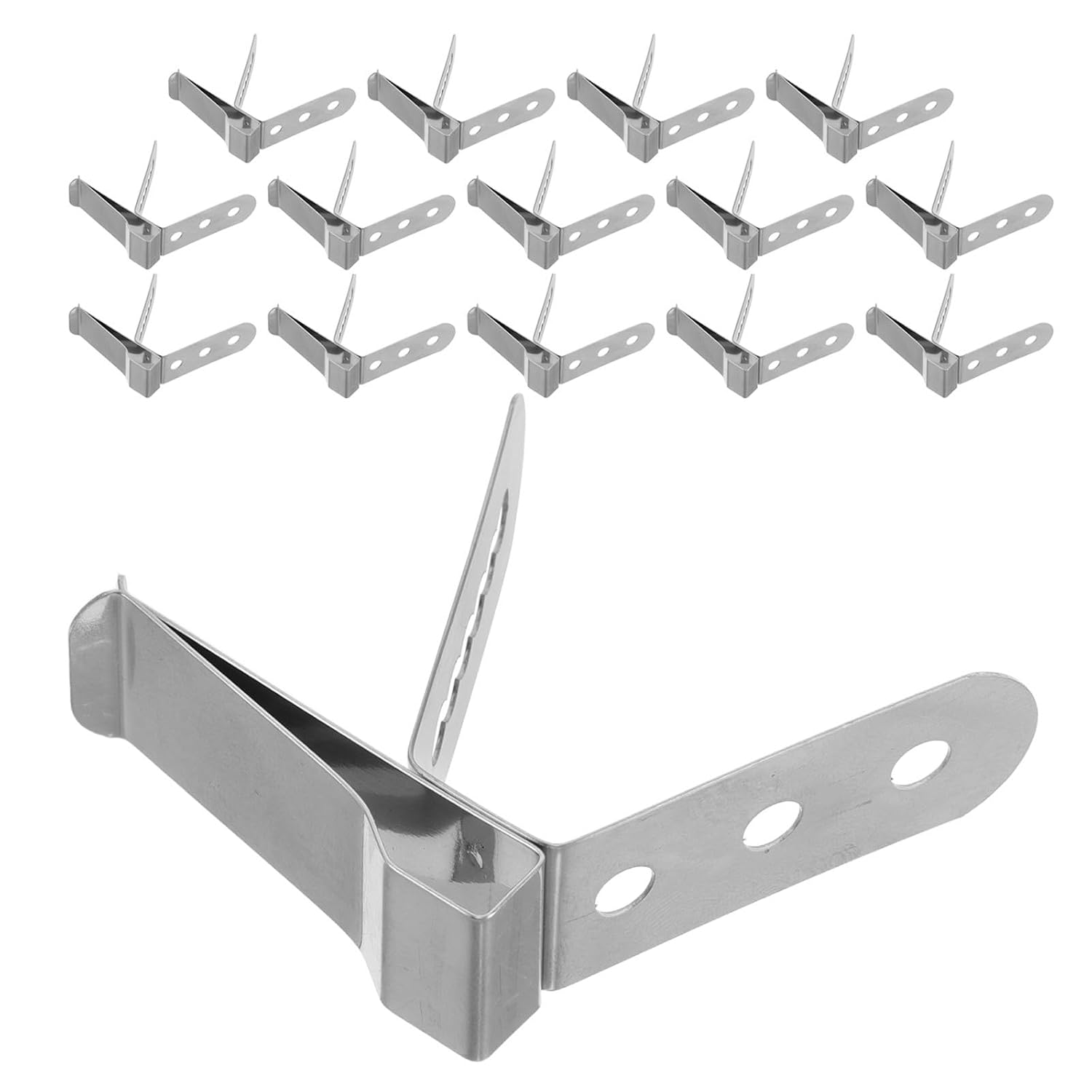 VICASKY Thermomètre Fixation Stable Alimentaire en Acier Inoxydable Argenté Sonde et Compatible Sonde 4mm Accessoires Lot de 12 Pièces Cuisine et Pâtisserie