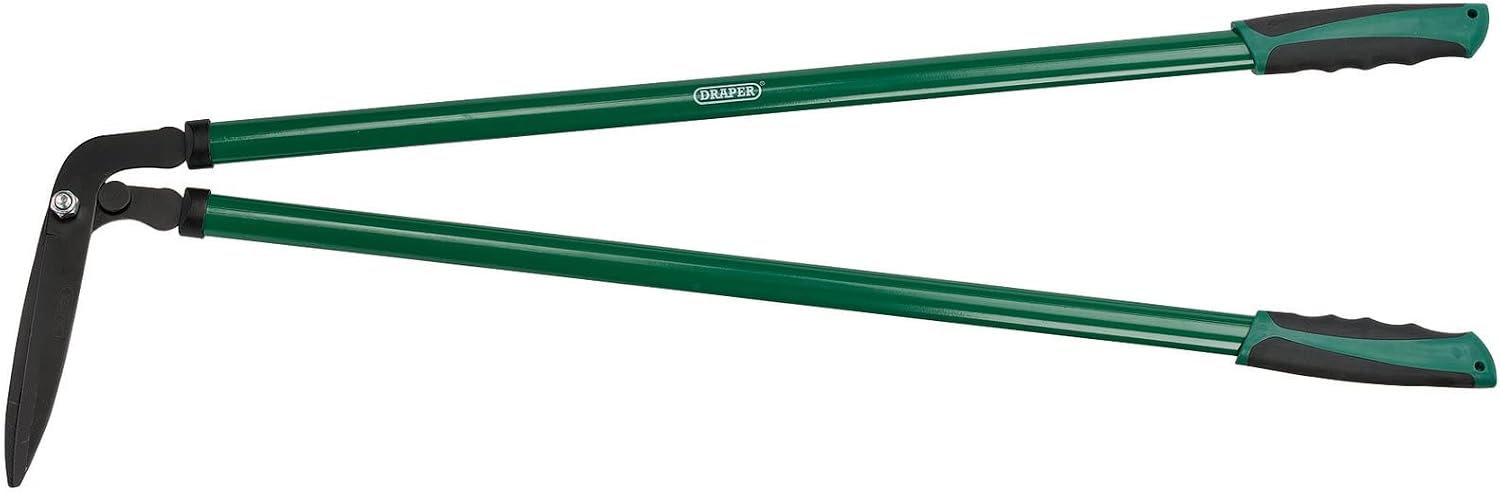 Draper 83980 Cisaille à Gazon avec poignées en Acier 100 mm, Vert/Noir