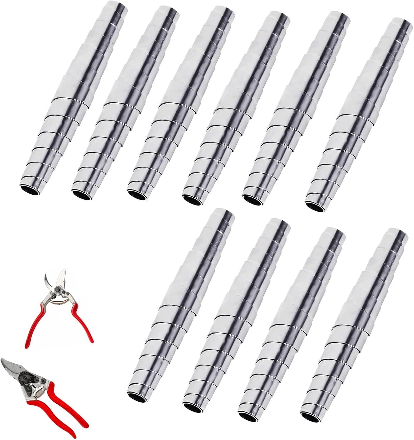 10 Pièces Ressorts de Rechange en Acier Inoxydable, Ressorts à Volute Fiables pour Sécateur 6 cm Ressort Spirale, pour Remplacer L'amélioration des Performances de Coupe