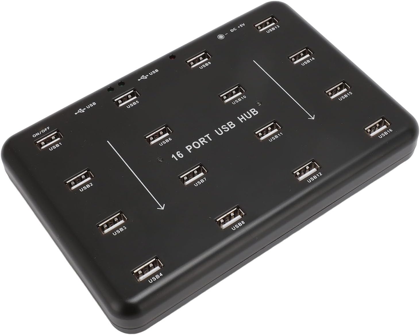 Duplicateur de clé USB, Graveur de Clonage, Hub USB 16 Ports, Copieur de clé USB 2.0, pour Carte SD TF, clé USB, Disque Dur (Prise UE)