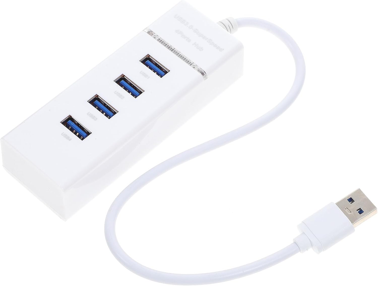 Hub USB 3.0 ABS à 4 Ports Protection Surcharge intégrée
