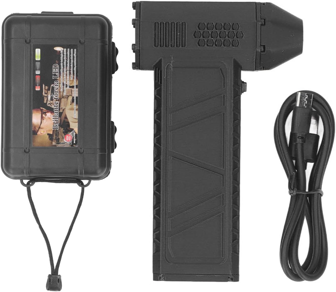 GLOGLOW Dépoussiéreur d'air électrique, Souffleur d'air sans Fil 110 000 Tr/min avec Batterie de 8 000 MAh, Nettoyeur de Poussière Portable pour Clavier, Voiture, Maison, Camping, Dépoussiéreur