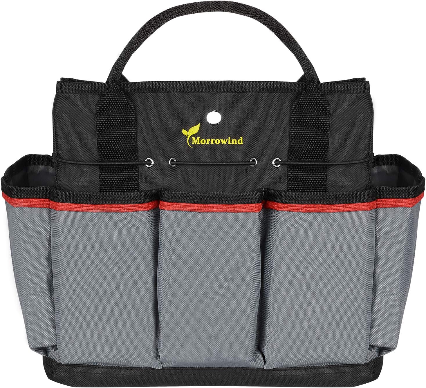 MORROWIND Sac à Outils de Jardinage, Sac Fourre-tout de Jardinage en Tissu Oxford Sac de Rangement pour Outils de Jardin avec 8 Poches Extérieures pour Les Travaux de Jardinage Sur Pelouse