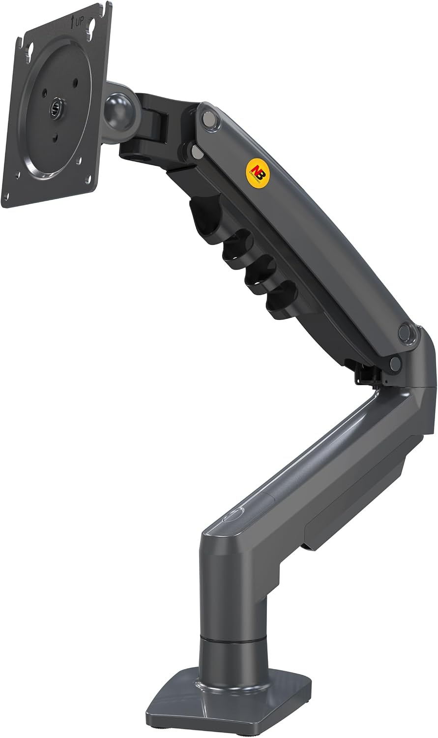 Ergosolid Bras écran 17-32 Pouces, Ressort à gaz, VESA 75/100, Graphite