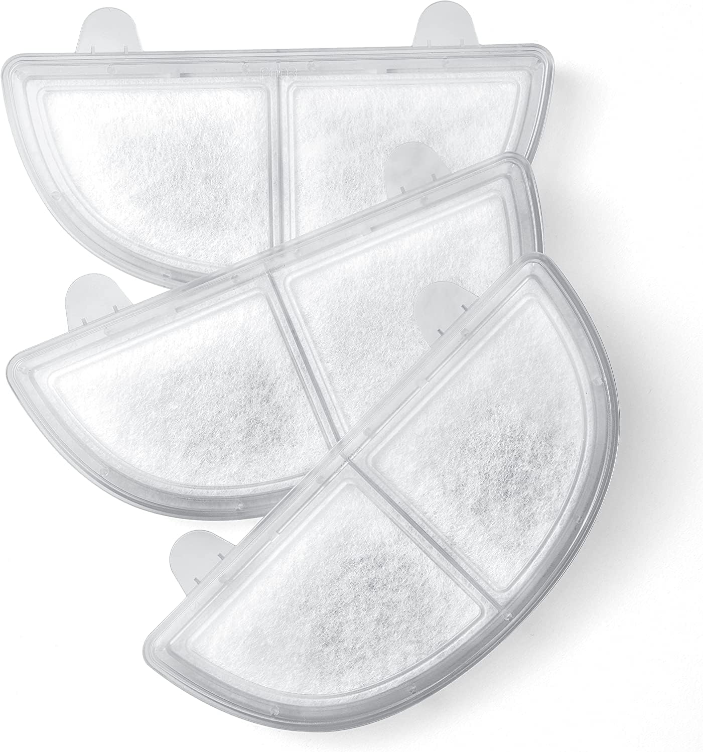 HomeRunPet Filtre pour Fontaine à Eau, 3 Pièces. Filtre de Rechange pour Fontaine à Eau pour Chats et Chiens, Blanc