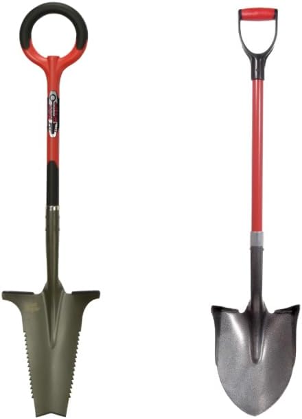ROOTSLAYER - VENTEO - Pack RootSlayer™ - Noir - Adulte - RootSlayer™ + RootSlayer Pelle à rebords™ - Jardin - Acier de Carbone - Manche 360°