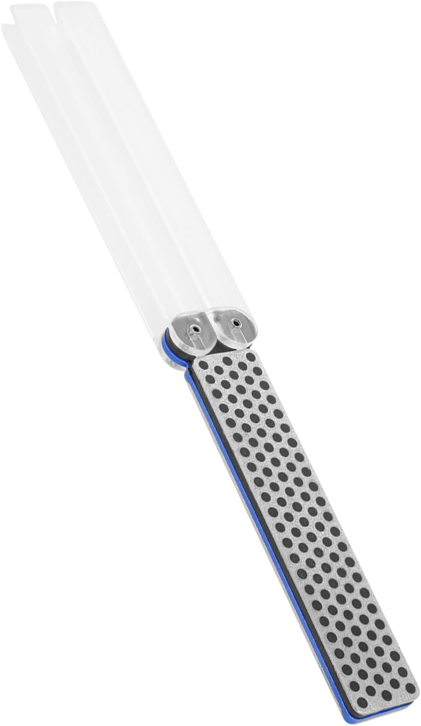 DMT Diafold® Diamond Whetstone™ Extra-Grossier/Grossier | Pierre à Aiguiser de Poche Pliable Compacte pour Couteaux et Outils | Made in USA | FWCX