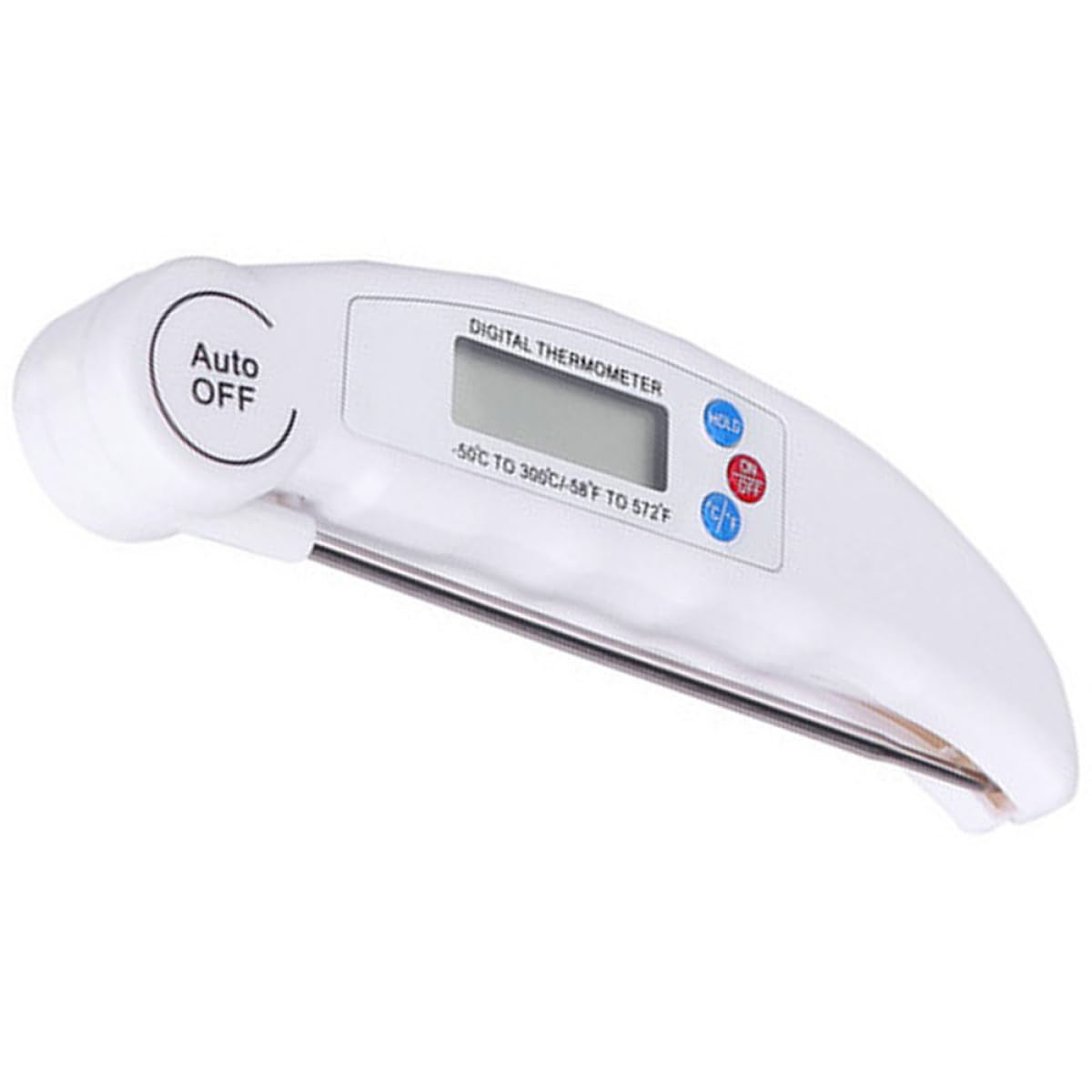 ARTIBETTER Thermomètre Pliant de Cuisine Multifonction Numérique Lecture Instantanée Rapide pour Viande Pâtisserie Barbecue et Cuisson Précise